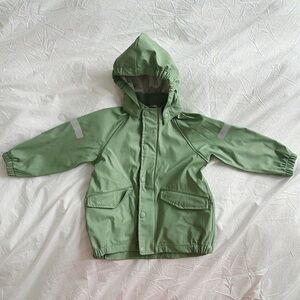 H&M Kids Raincoat | Green | Sz: 18 months / 2T